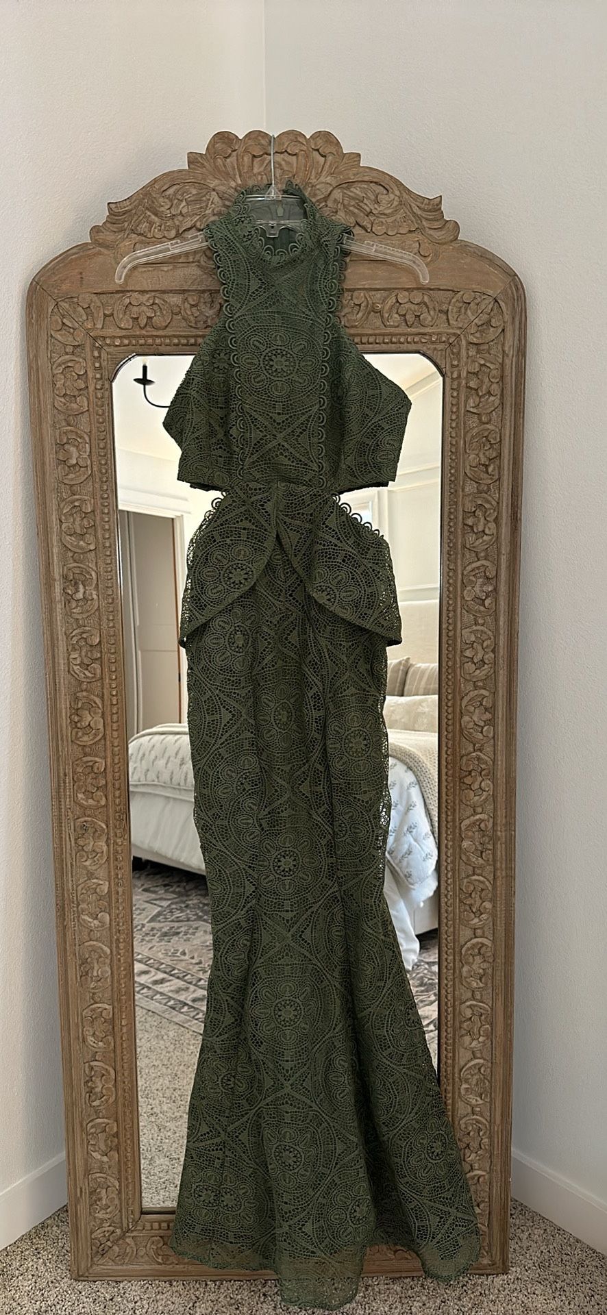 Green Cutout Dress Barely Worn 