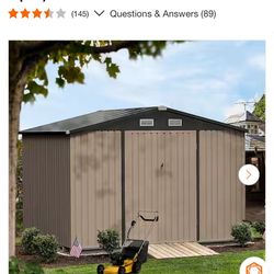 8x10 Metal Storage Shed $59