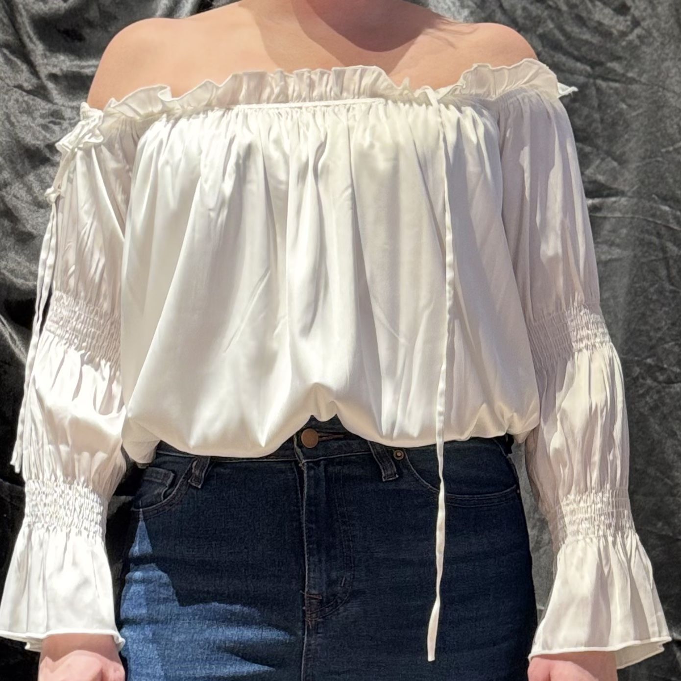 BY EGREIS OFF SHOULDER BODYSUIT