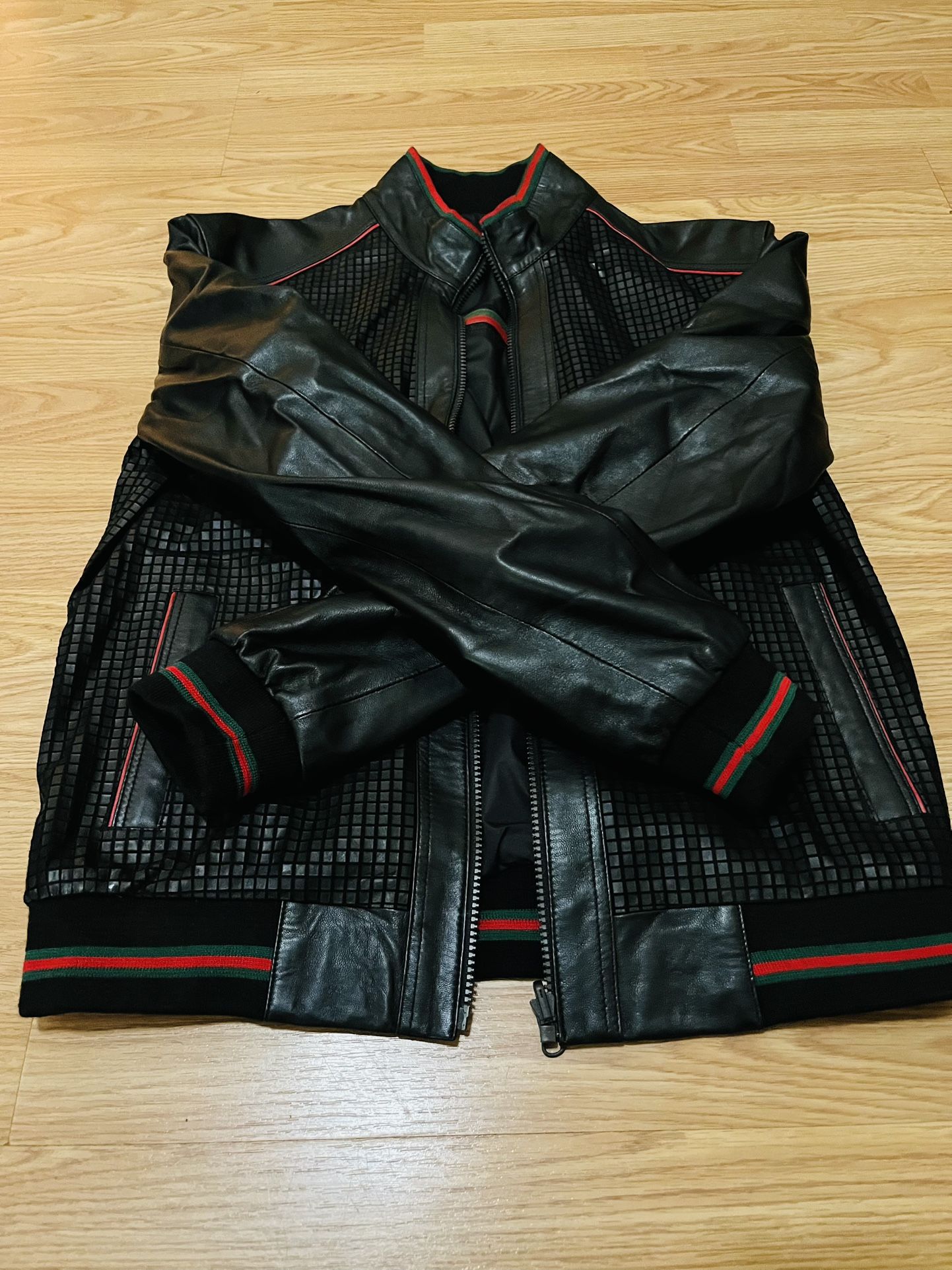 Leather Jacket (Gucci)