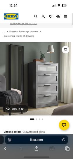 Two Brand New IKEA BRIMNES 4-Drawer Dresser – Unopened Boxes
