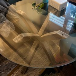 Glass Top Table 