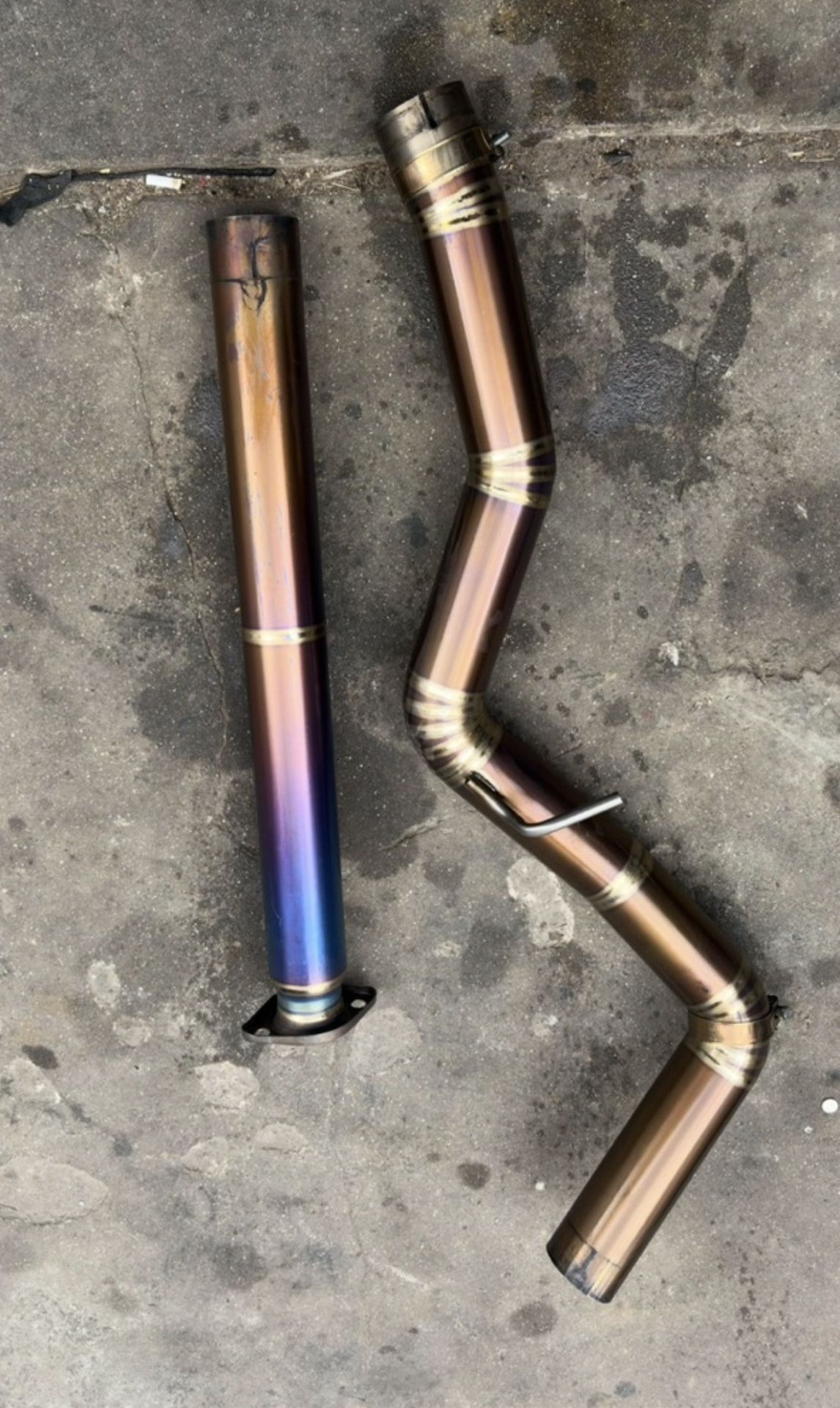 2022 VB wrx gold titanium single exit 