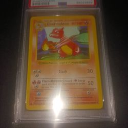 Pokemon Card 1999 Charmeleon PSA 7
