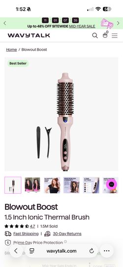 Wavy talk blow out brush new in box