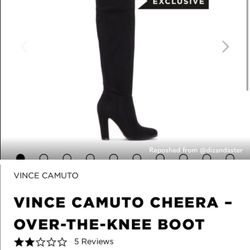 Vince Camuto Thigh High Boots Originally $179