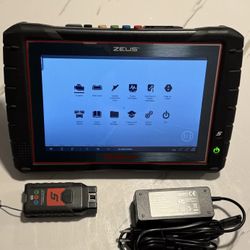 SNAP ON ZEUS EEMS342A AUTOMOTIVE OBD SCANNER DIAGNOSTIC TOOL 21.2 WIFI TABLET 
