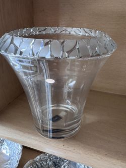 Mikasa Crystal Vase 