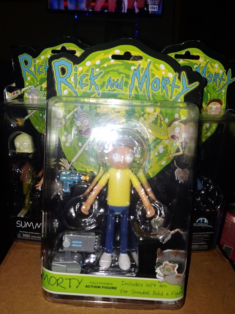 Rick and Morty action figures lot of 3 by Funko