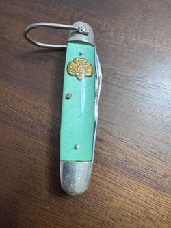 Official Model M310 Girl Scout Camp Knife, manufactured by the Utica Cutlery Company Kutmaster
