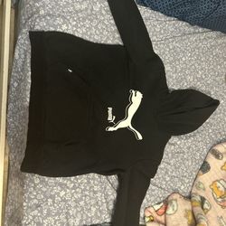 Black Puma Hoodie Size Large