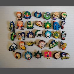 Rick and Morty Jibbitz lot of 32 
