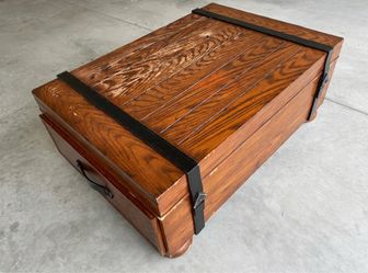 Rustic Trunk Coffee Table with Storage