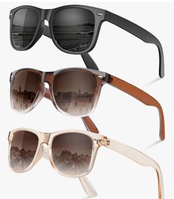 Polarized Sunglasses for Women Men - Trendy Classic Retro Sun Glasses Womens UV Protection for Driving