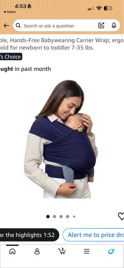 Boba Hands-Free Baby Wrap Carrier