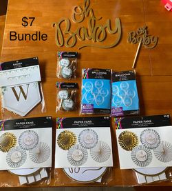 “Oh Baby” Shower Decoration Bundle