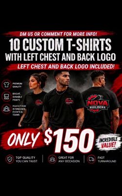 10 Custom Business T Shirts