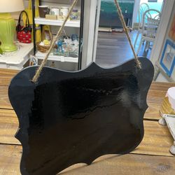 Chalkboard Hanging sign