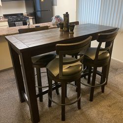 Table & 4 Stools $250