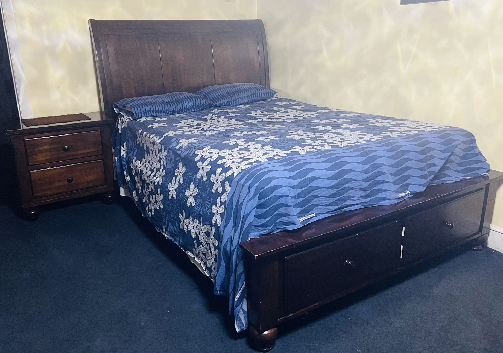 Bed And Dresser Set