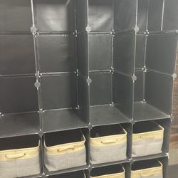 Cube Storage W/Bins