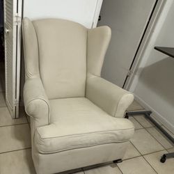 Cream Glider Chair 