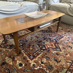 Mid Century Modern Surfboard Style Coffee Table by Stanley Furniture Company