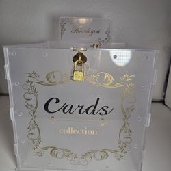 Acrylic Box Card Holder For  Special Events  NEW