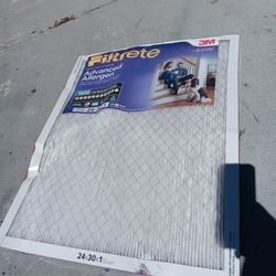 3M Filtrete Advanced Allergen Air Filter 24x30x1