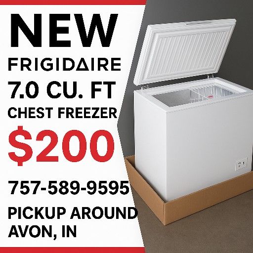 Brand New Frigidaire Chest Freezer 7.0 Cu Ft