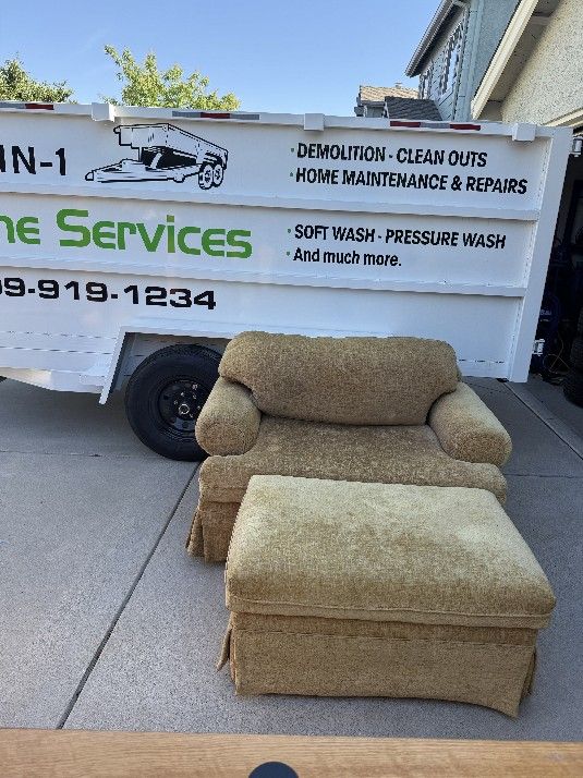 Chair And Ottoman