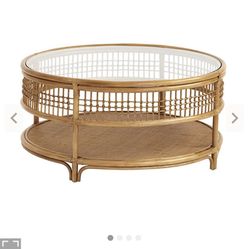 Discontinued Ballard Rattan Coffee Table – Great Condition