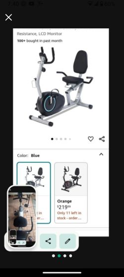 Velocity Sport Exercise Bike Like New