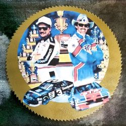 Dale Earnhardt Sr. Richard Petty Decorative Saw Blade 