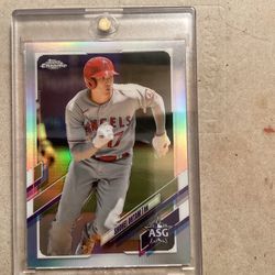 2021 Topps Chrome All-Star Refractor NL MVP ASG-40 Shohei Ohtani