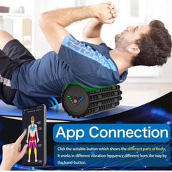Vibrating Foam Roller - Back Massage with Smart APP 