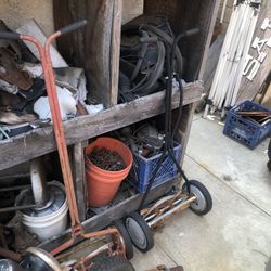 Old School Push Mowers 