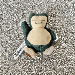 Vintage 1999 Burger King Pokémon Snorlax Small Collectible Plush