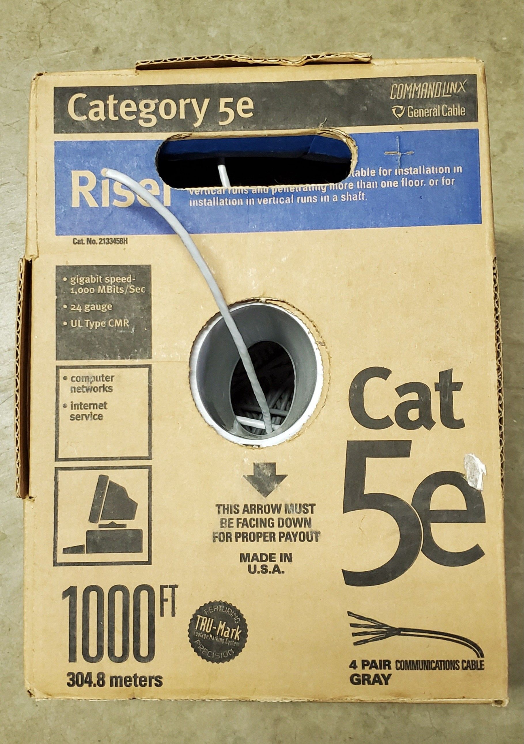 Cat 5 Communications Cable
