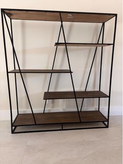Modern Geometric Bookshelf