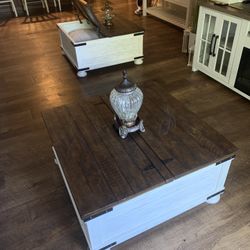 2 Coffee Tables With Storage
