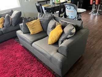 Soafa and love seat