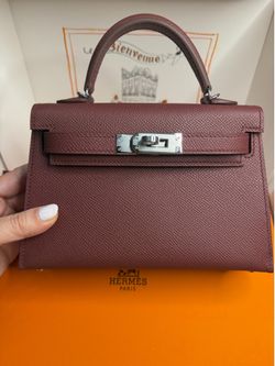 Hermes Mini Kelly II Rouge H Epsom PHW