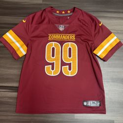 Nike Chase Young Washington Commanders Nike Vapor Limited Burgundy Jersey XL 