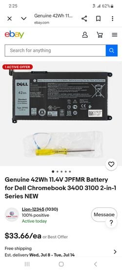 Chromebook battery