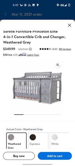 4 in 1 Crib