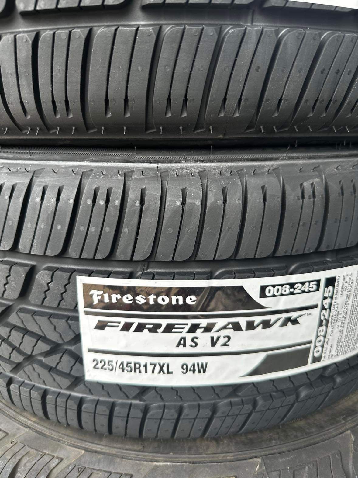 Firestone Tires 225/45R17XL all Season