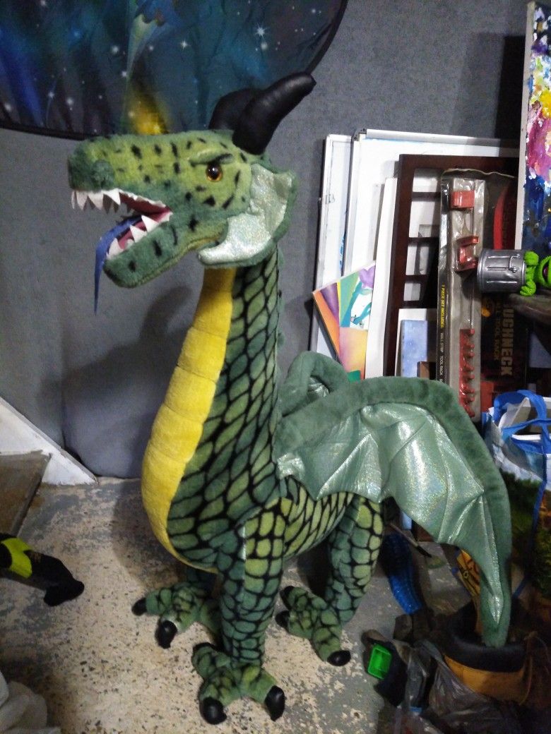 Giant Dragon Stuffed Animal 3' Tall  Plush