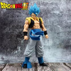 31CM Dragon  Ball Z Super Saiyan Blue Gogeta Action Figure - PVC Anime Collectible Model Toy for Kids and Collectors