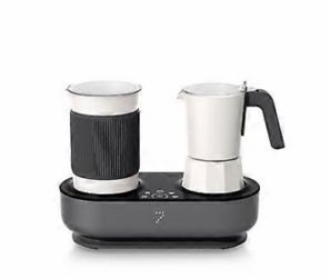 Seven & Me Moka Pot Espresso Maker and Milk Frother – Brand New In Box